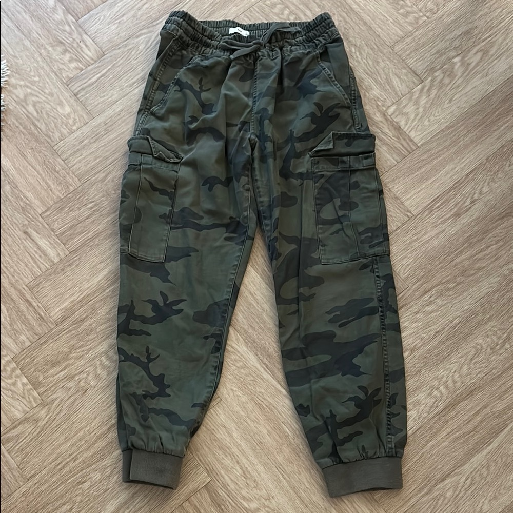 TNA Camo Cargo Jogger Pants